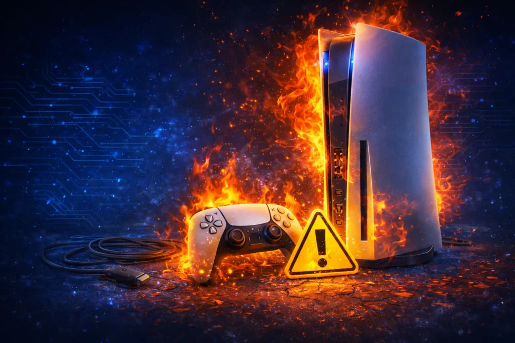 Video game esquentando muito, é normal?